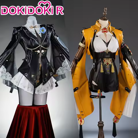 IN STOCK Yixuan Cosplay Costume Game Zenless Zone Zero DokiDoki-R ZZZ Women Black Yellow Bodysuit Yi
