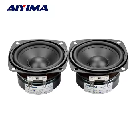 AIYIMA 2Pcs Audio Portable Speakers 3Inch 4 8 Ohm 15W Waterproof Full Range Bass Outdoor Loundspeake