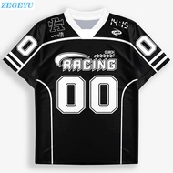 [Free Custom Name Number]NO .00 Jersey American Football, European And American Street Hip Hop Rugby
