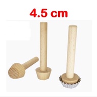 Wooden Tart Presser (4.5cm / 5cm)