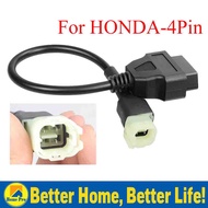 4PIN Honda OBD Cable Diagnostic Connector Motorcycle Cable Auto Diagnostic Scanner Adapter Cable