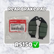Honda RS150 RSX Rear Brake Pad Set/RS150 RS 150 RSX Brake Pad Rear Honda RS150 Brake Pad Set