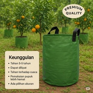 HIJAU Planter bag 35 Liter size 35x35cm Green