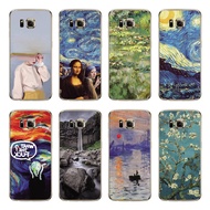 Van Gogh Starry Sky Cartoon Phone Case Samsung S4 mini S5 i9190 G800 All-Inclusive Soft Shock-Resistant Protective Silicone