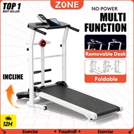 Manual Treadmill Mechanical Foldable Walking Pad LED Threadmill Exercise Equipment For Women