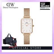 100% Original Daniel Wellington Quadro DW Wrist Watch 20x26mm Rose gold with White for women