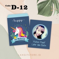 D-12 AMPLOP LEBARAN / AMPLOP FOTO / AMPLOP CUSTOM / AMPLOP UNIK /