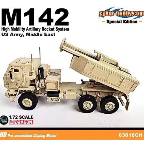 Dragon 1/72 Scale Tank US Army Middle East M142 High Mobility Artillery Rocket System 63018CH Plasti