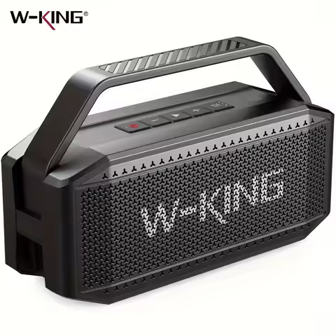 W-KING D9-1 100W Peak 60W RMS Deep Bass Bluetooth Speaker, IPX6 Portable Waterproof Loud Bluetooth S