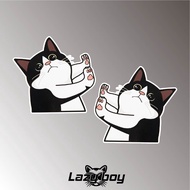 Cute Black Cat Cute Cat Car Sticker Sticker Waterproof Sticker Luggage Sticker Hard Hat Sticker Lapt
