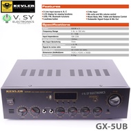 Original 2024 Kevler GX-5UB PRO 600W X 2 High Power Videoke Amplifier with USB Bluetooth and FM GX5U