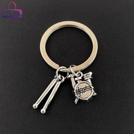 AdaChoi Drum Music Lovers Rock Backpack Pendant Band Kit Drum Keychain Backpack Keychain TH