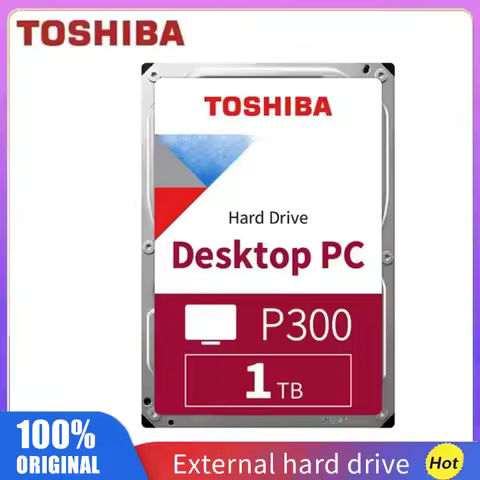 For Toshiba P300 HDWD110 1TB Desktop Hard Drive 7200RPM SATA3 Red Disk 1TB 3.5 Inch
