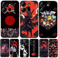 Case For ITEL A60 Silicon Phone Back Cover black tpu case Naruto Akatsuki Sasuke Sakura Itachi