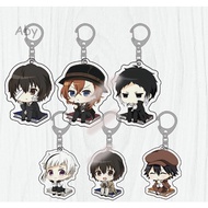 PEA SIZED ANIME BSD KEYCHAINS BUNGOU STRAY DOGS ARCRYLIC KEYCHAINS