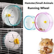 【Hot Stock】【PinkPaw】12/14/17.5/21Cm Hamster Silent Running Round Wheel Laruang Hamster Small Pet