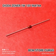 (5 PIECES) ZENER DIODE DIODE FRUIT 1W 1 W 15V 15 V 1N4744 1N 4744 IN 4744