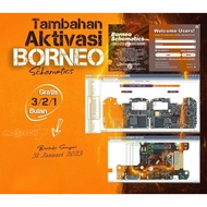 Borneo Schematic For 1 User 2 user 3 months 6 months 12 months
