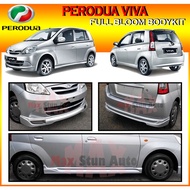 PERODUA VIVA FULL BLOOM BODYKIT (FULL BLOOM) SKIRT LIP FOR VIVA FRONT SKIRT SIDE SKIRT REAR SKIRT VIVA BUMPER SKIRT LIP