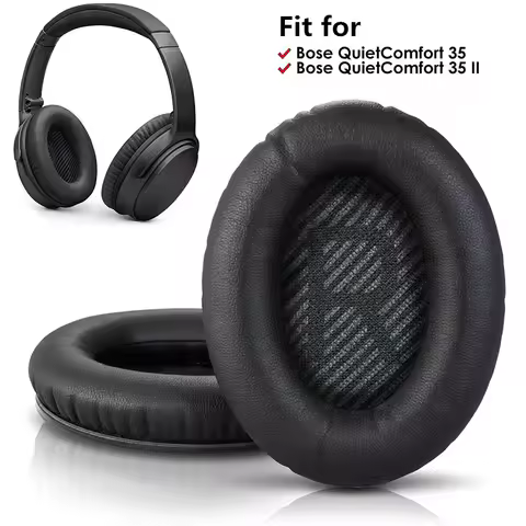 Replacement Memory Foam Ear Pads For BOSE QC35 For QuietComfort 35 & 35 Ii Headphones Ear Cushions H