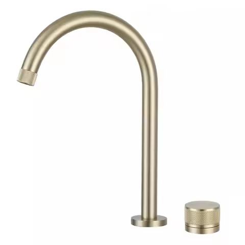 Tuqiu Black Basin faucet Bathroom Faucet two holes bathroom Sink faucet Brushed sink tap rotating wi