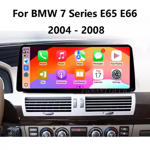 GPS Navigation Bluetooth Auto Tools Car Video Multimedia Player Android 16 WiFi For BMW 7 Series E65