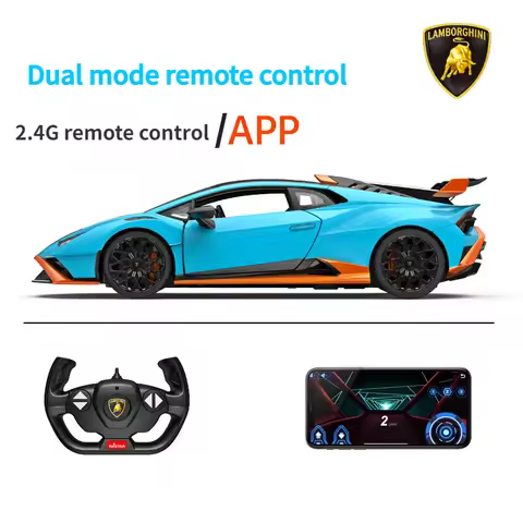 RASTAR 1:14 Lamborghini Huracan STO RC Car Model Luxury Sports Racing Collection Gifts Toys for Boy