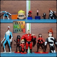 The Incredibles: Mr Incredible Elastigirl Violet Dash Jack-Jack Frozone Syndrome Edna bottle caps