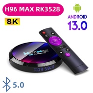 【Thriving】 H96 Max Rk3528 Smart Tv Box Support 8k Video Decoding Set Box 13 Wifi6 Bt5.0 Media Player H96max Tvbox