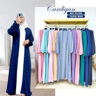 🔥Hot Selling Long Cardigan🔥Cardigan Casual Labuh Muslimah Style Long Cardigan Outer Women