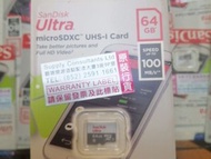 Brand New Sandisk 64GB Micro SD Card.