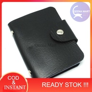 Leather 24-Slot Card Wallet