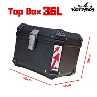 Top Box ABS Nottyboy Design 45L Waterproof Solid Abs Universal Base Plate Motorcycle Box