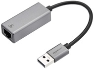 Amazon Basics Aluminum USB 3.0 Gigabit Ethernet Adapter, Gray, 1.97 x 0.83 x 0.59 inches