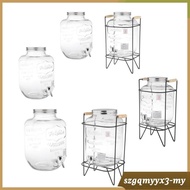 [Local delivery] Glass Beverage Dispenser Drink Dispenser for Iced Tea, Water