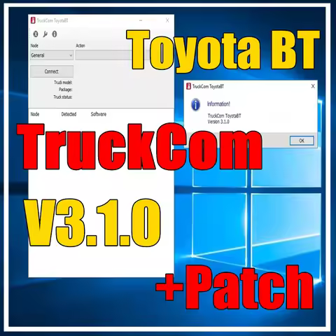 TruckCom BT 3.1.0 + Service Bases [08/2021]+ Patch for Toyota Unlimited Install for Multiple PCs+Rem