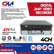 DVR 4CH Xmeye 2MP H265 Full HD/DVR 4 Channel 1080p Resolution Xmeye DVR cctv 8 channel