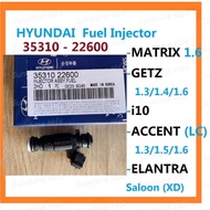 Genuine HYUNDAI Fuel Injector #MATRIX 1.6 #GETZ #i10 #Accent LC 1.3 1.5 1.6 #ELANTRA #35310-22600 #3