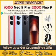 Original VIVO iQOO 5G Mobile Phone| iQOO Neo 9 Pro|IQOO Neo 9 Smartphone|MTK Dimensity 9300 Phone|6.78" 144Hz AMOLED Screen |5160mAh Battery|  120W SuperVOOC|VIVO Phone| iQOO Gaming Phone