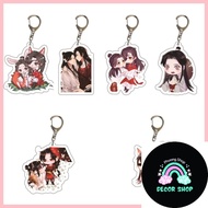Heaven Official’s Blessing Cute chibi keychain x Heaven Official’s Blessing Cute chibi Backpack bag 