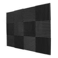 12 Pack- Acoustic Panels foam Engineering sponge Wedges Soundproofing Panels