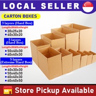 (SG READY STOCK)Kraft box/ Carton box/ Bundle box/ Mover Box/Cardboard Boxes/Hard Box