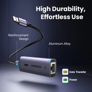 UGREEN USB Ethernet Adapter 2.5G USB3.0 Network for Laptop PC NAS Server USB-A/C Internet Adapter