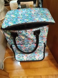 購物車/伸縮杆可摺合車架連袋                 *水怪*圖案冷藏/保温購物袋(95%新)      長28㎝  闊34㎝  高54cm                          