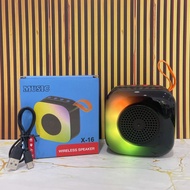 X-16 Bluetooth Speaker/ X16 Clear Bass led Bluetooth Speaker
