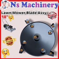 Set 4 Mata Mesin Rumput Tolak Ogawa Ducar Korea Lawn Mower 18" Blade Assy with 4 blade Marport Lawnm