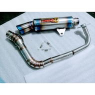 1 set Daeng4 Pipe 38mm Cobra Mio Sporty Mio Soulty BEAT Fi Click V1 Aerox Nmax Click 125/150 Apido P