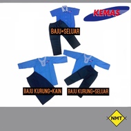 BAJU TADIKA KEMAS SET/PRA SEKOLAH UNIFORM SEPASANG TADIKA KANAK-KANAK
