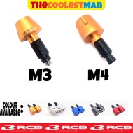 🔥100%ORIGINAL RCB UNIVERSAL M3 / M4 ALLOY HANDLEBAR END BALANCER BALANCING SET Y15ZR RS150 R25 R15 L