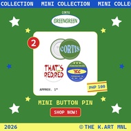 CORTIS 'GREENGREEN' - MINI BUTTON PIN